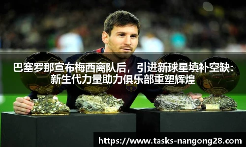 巴塞罗那宣布梅西离队后，引进新球星填补空缺：新生代力量助力俱乐部重塑辉煌